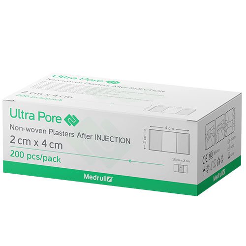 Ultra Pore pleistras po injekcijos 20x40mm N200 | Mano Vaistinė