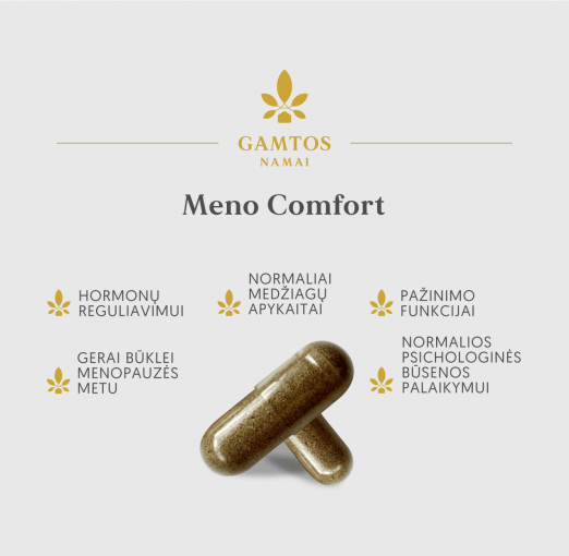 Meno Comfort kapsulės N60 | Mano Vaistinė