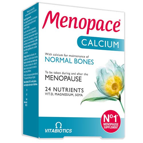 Maisto papildai moterims MENOPACE Calcium, 60 tablečių | Mano Vaistinė