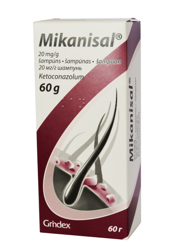 Vaistas grybeliui gydyti Mikanisal 20 mg/g šampūnas, grybeliui gydyti, 60g | Mano Vaistinė