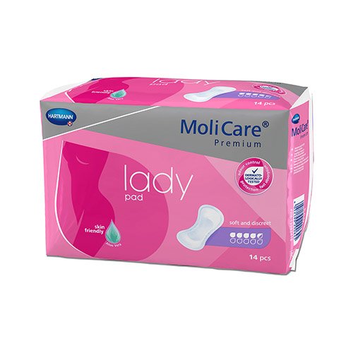 MoliCare Premium Lady Pad įklotai, 4.5 lašai N14   | Mano Vaistinė