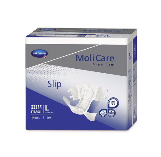 Molicare Premium Slip Maxi sauskelnės (L), N14 Molicare Premium Slip Maxi sauskelnės (L), N14