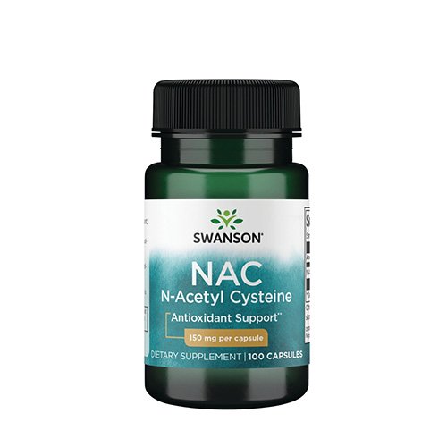 NAC (N - acetil cisteinas) SWANSON, 100 kapsulių | Mano Vaistinė