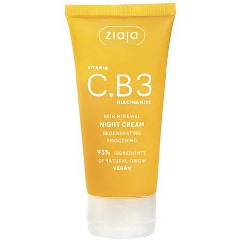 Naktinis veido kremas ZIAJA VITAMIN C.B3 NIACINAMIDE, 50 ml | Mano Vaistinė