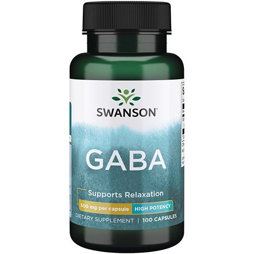 Maisto papildas nervų sistemai Swanson GABA 500MG N100 | Mano Vaistinė