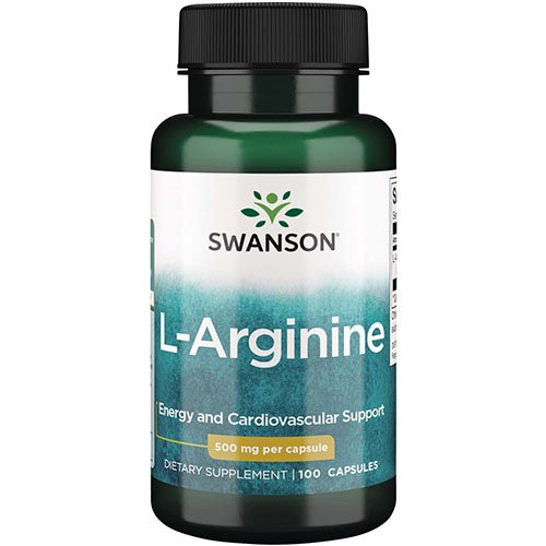 Swanson L-argininas 500MG N100 | Mano Vaistinė