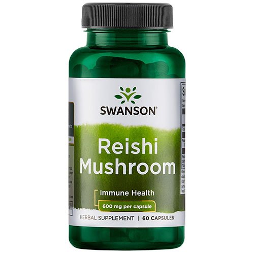 Swanson Reishi 600MG, N60 | Mano Vaistinė