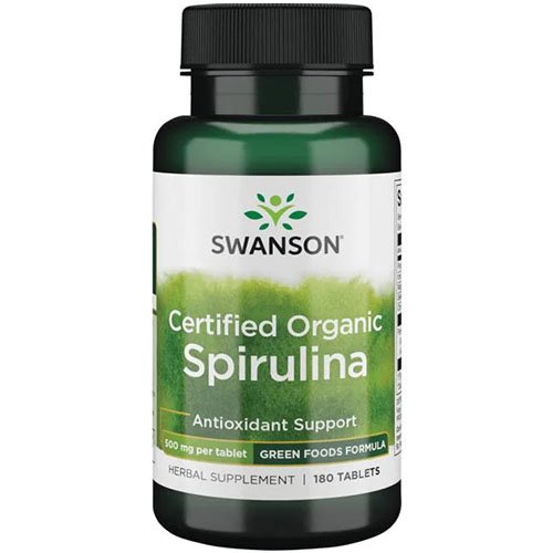 Swanson Spirulina (Ekologiška JAV) N180 | Mano Vaistinė