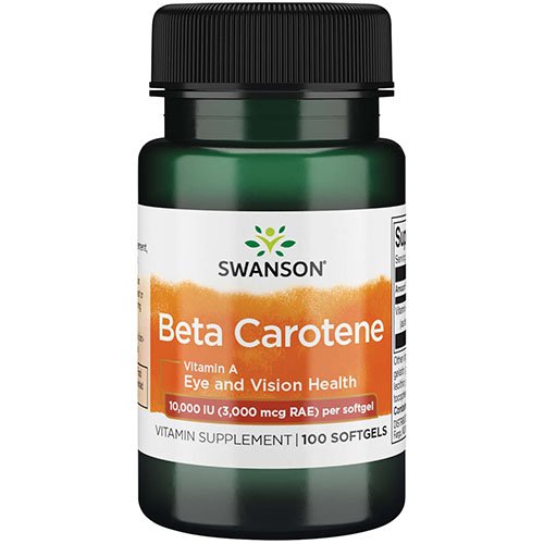 Swanson BETA KAROTENAS (VITAMINAS A)  N100 | Mano Vaistinė