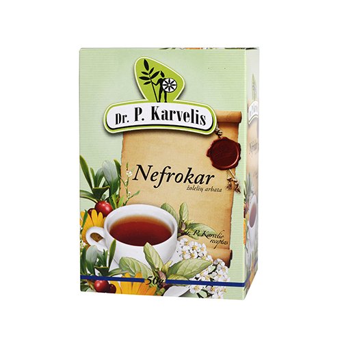 Arbatos ir vaistažolės Nefrokar žolelių arbata 50g | Mano Vaistinė
