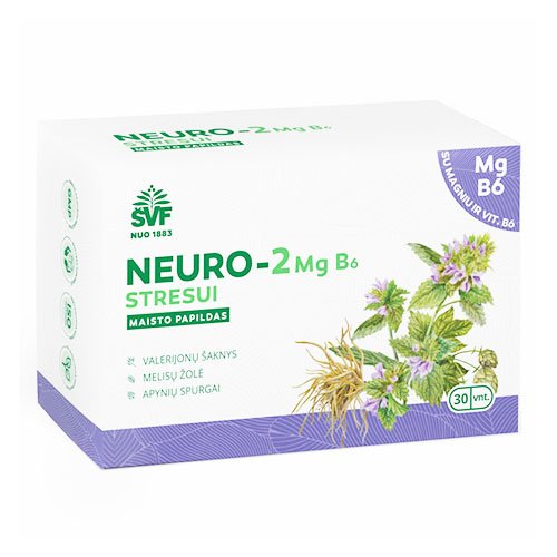 NEURO-2 STRESUI MG B6, 30 kaps. | Mano Vaistinė