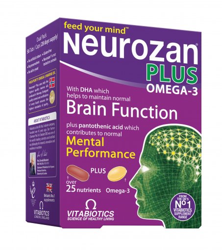 Supplements for brain activity Neurozan Plus Tablets / Capsules, N56 | Mano Vaistinė