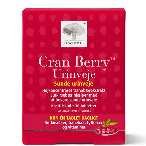 New Nordic Cran Berry tabletės N30 | Mano Vaistinė