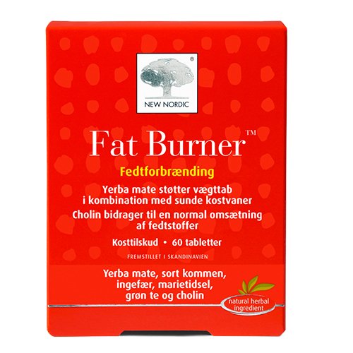 Maisto papildas Riebalų deginimui NEW NORDIC FAT BURNER, 60 tab. | Mano Vaistinė