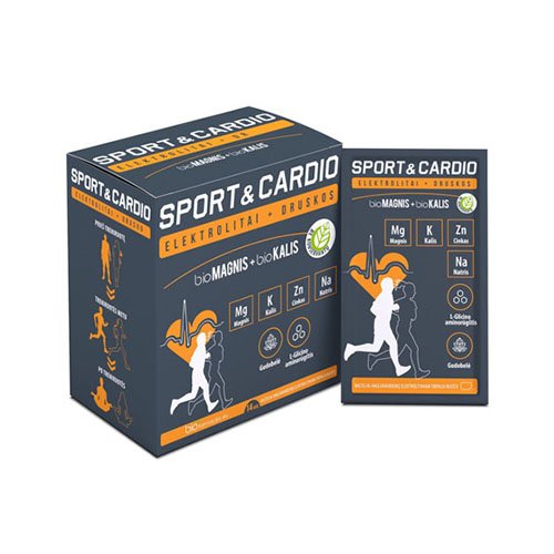 Specializuotas maisto papildas fiziniam krūviui Sportuojantiems bioMAGNIS+bioKALIS SPORT&CARDIO, 14 vnt. | Mano Vaistinė