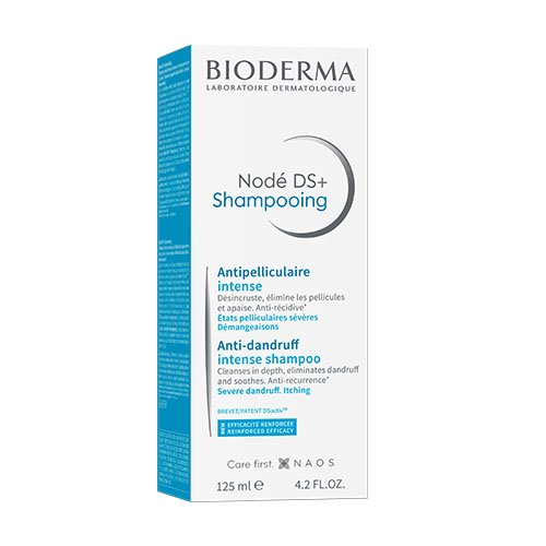 Šampūnas nuo pleiskanų ir niežulio BIODERMA NODE DS+, 125ml  | Mano Vaistinė