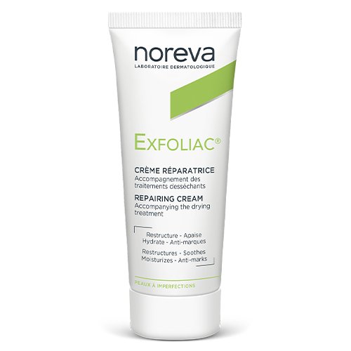 NOREVA Atkuriamasis kremas EXFOLIAC, 40 ml | Mano Vaistinė