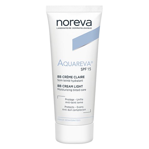 NOREVA Drėkinamasis toninis BB kremas AQUAREVA, SPF 15, šviesaus atspalvio, 40 ml | Mano Vaistinė