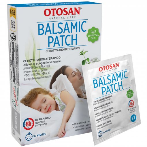 Palengvina nosies užgulimą Natūralios aromaterapijos pleistrai OTOSAN BALSAMIC PATCH, 7 vnt. | Mano Vaistinė