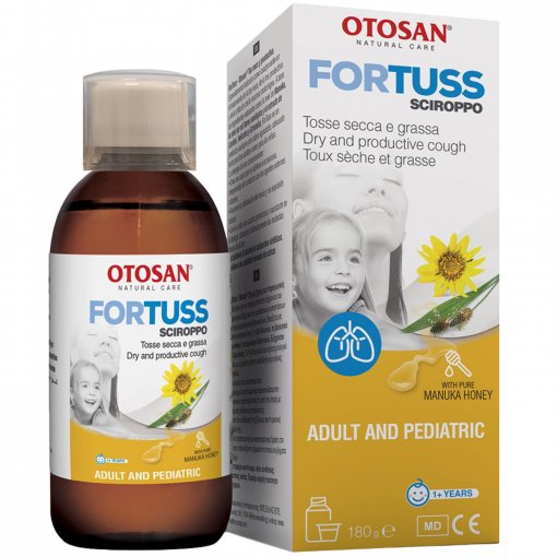 Vaistas nuo kosulio Sirupas nuo kosulio OTOSAN FORTUSS, 180 g | Mano Vaistinė