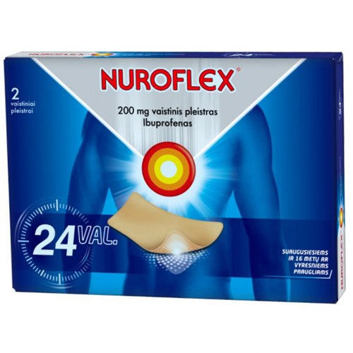 Nuroflex 200 mg vaistinis pleistras N2 | Mano Vaistinė