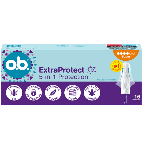 Tamponai O.B. PROCOMFORT EXTRA PROTECT SUPER, 16 vnt. | Mano Vaistinė Tamponai O.B. PROCOMFORT EXTRA PROTECT SUPER, 16 vnt. | Mano Vaistinė