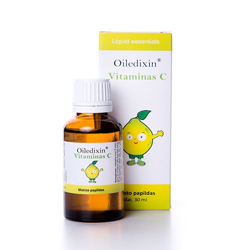 Maisto papildas vaikams Oiledixin vitaminas C, tirpalas, 30 ml | Mano Vaistinė