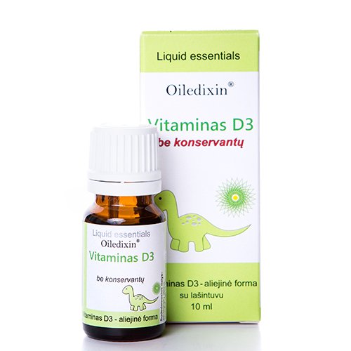 Maisto papildas vaikams Oiledixin vitaminas D3, 10 ml | Mano Vaistinė