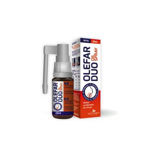 Burnos ertmės uždegimams gydyti Olefar DUO Oil Spray 20 ml | Mano Vaistinė
