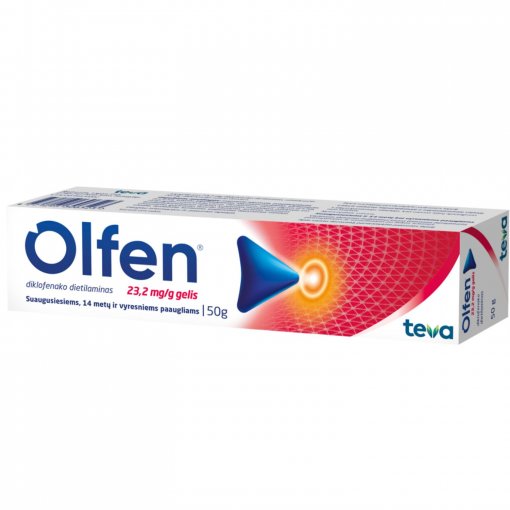 Olfen 23,2mg/g gelis 50g N1 | Mano Vaistinė