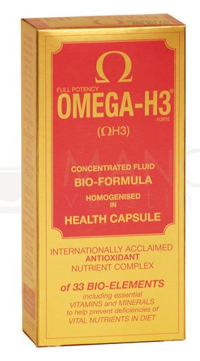 Maisto papildas OMEGA-H3, 30 kapsulių | Mano Vaistinė