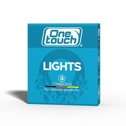 Prezervatyvai One Touch Lights prezervatyvai, N3 | Mano Vaistinė