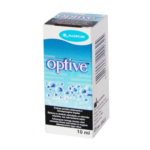 Preparatas akims Optive dvejopo poveikio drėkinamasis osmoapsauginis tirpalas akims, 10 ml | Mano Vaistinė