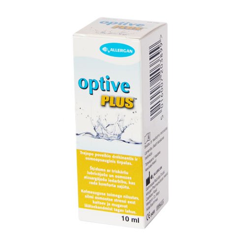 Preparatas akims Optive Plus akių lašai, 10 ml | Mano Vaistinė