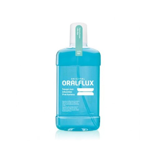 Burnos higienos priemonė OralFlux Original burnos skalavimo skystis, 500 ml | Mano Vaistinė