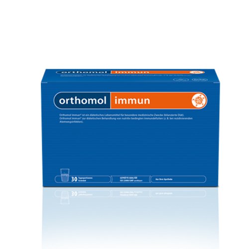 Maisto papildas imunitetui Orthomol Immun, N30 (dienos dozių) | Mano Vaistinė