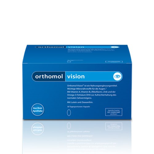 Maisto papildas Orthomol Vision N30 (dienos dozių) | Mano Vaistinė