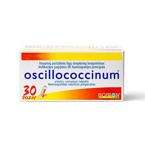 Homeopatinis vaistinis preparatas nuo peršalimo Oscillococcinum tūb. N30 | Mano Vaistinė