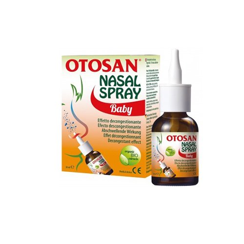 Preparatas nosies gleivinei, nosies tirpalas Otosan Baby hipertoninis nosies purškalas vaikams, 30 ml | Mano Vaistinė