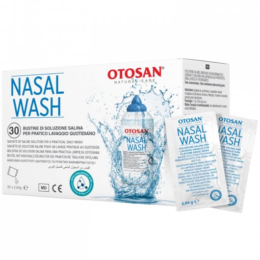 Valo nosies gleivinę Milteliai nosies ploviklio gamybai OTOSAN NASAL WASH, 30 pak. | Mano Vaistinė