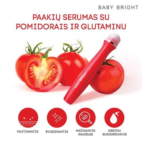 Baby Bright paakių serumas su pomidorais ir glutaminu, 15g, N1 | Mano Vaistinė