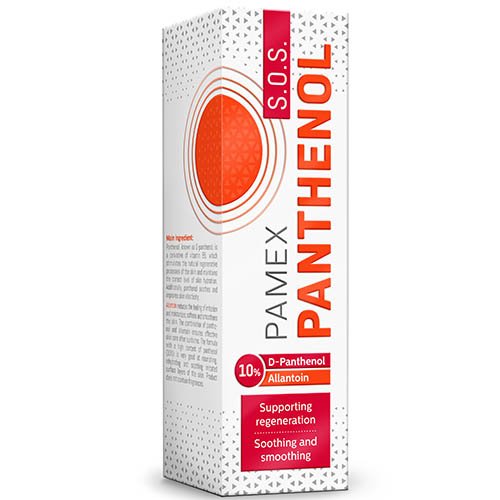 Preparatas odos priežiūrai ir regeneracijai Panthenol Pamex odos putos, 130 g | Mano Vaistinė