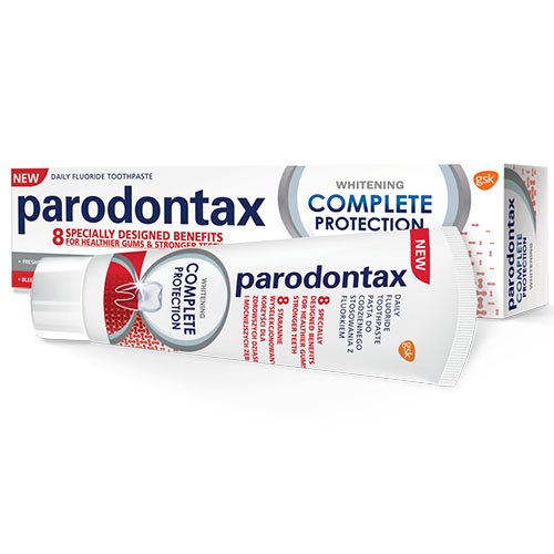 PARODONTAX dantų pasta COMPLETE PROTECTION WHITENING, 75 ml | Mano Vaistinė