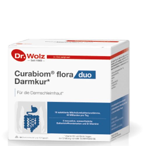 Dr.Wolz Curabiom flora duo pak. N20+kaps.N40 | Mano Vaistinė