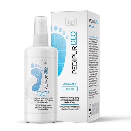 Medicinos priemonė PEDIPUR DEO, purškalas nuo pėdų ir nagų grybelio, 100 ml | Mano Vaistinė