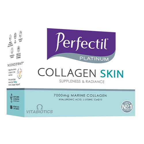 Maisto papildas odai PERFECTIL Platinum Collagen Skin Drink, kolageno gėrimas 50 ml 10 vnt. | Mano Vaistinė