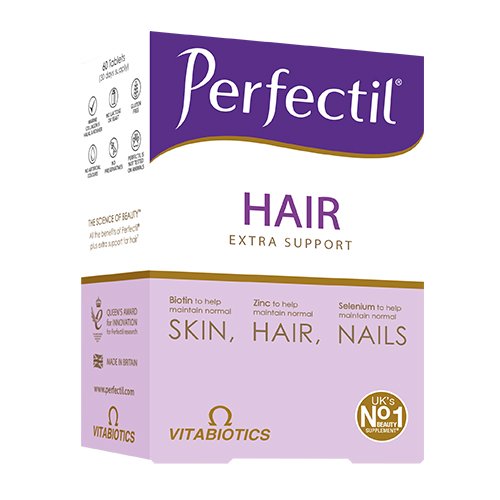 Maisto papildas odai, plaukams, nagams Perfectil Plus Hair tabletės, N60 | Mano Vaistinė