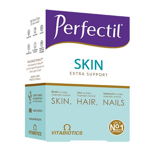 Supplements for hair, skin and nails Perfectil Plus Skin, 56 Tablets / Capsules | Mano Vaistinė