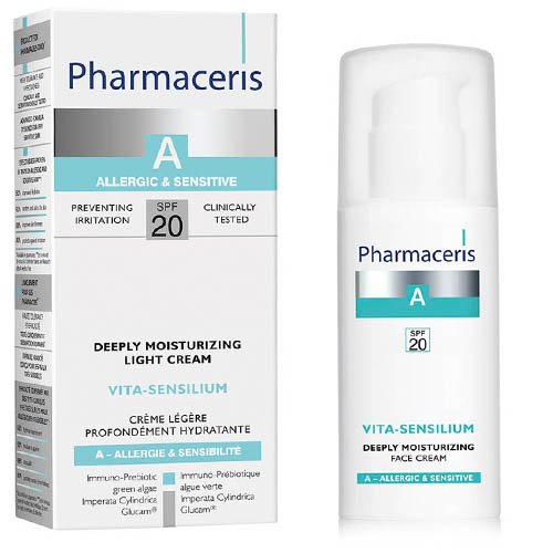 Kremas PHARMACERIS A VITA SENSILIUM SPF20, 50ml | Mano Vaistinė