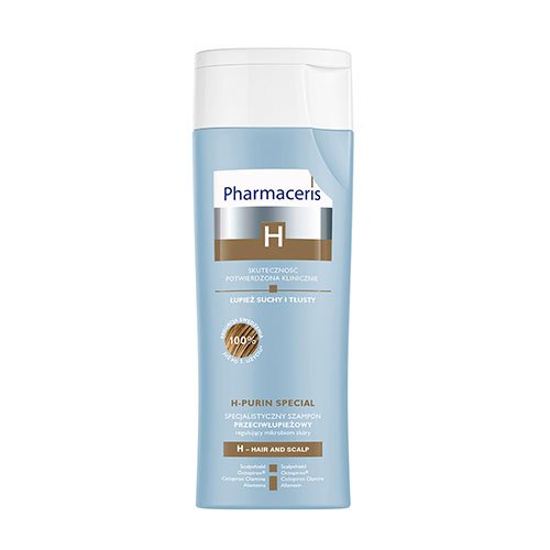 Šampūnas nuo sausų ir riebių pleiskanų PHARMACERIS H PURIN SPECIAL, 250ml | Mano Vaistinė